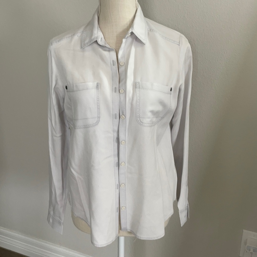 Light blue blouse